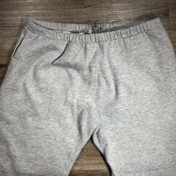 Carhartt Mens XXL Gray Drawstring Relaxed Fit Sweatpants Distressed Vintage USA - Picture 3 of 11